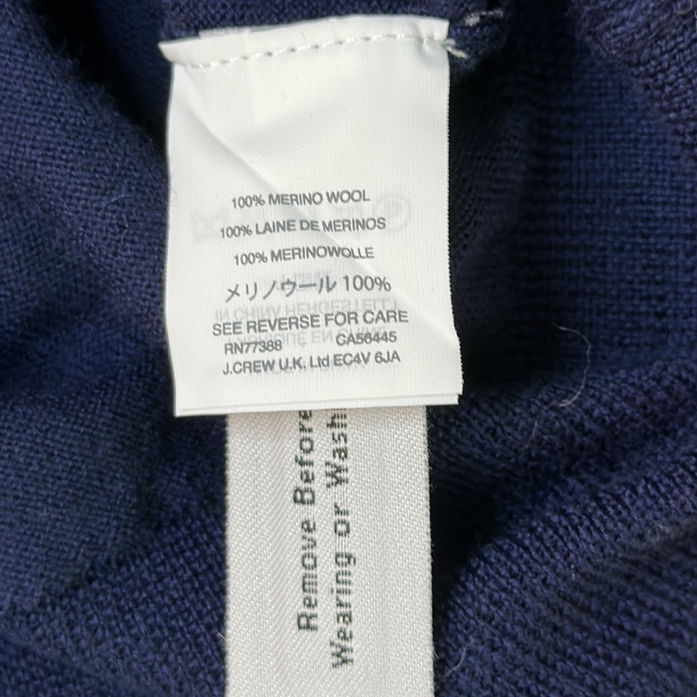 J.Crew Merino Wool‎ Tie Shoulder Sweater Size Small - Picture 10 of 11
